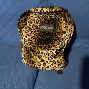 Jansport Kids Backpack with Bold Leopard Pattern